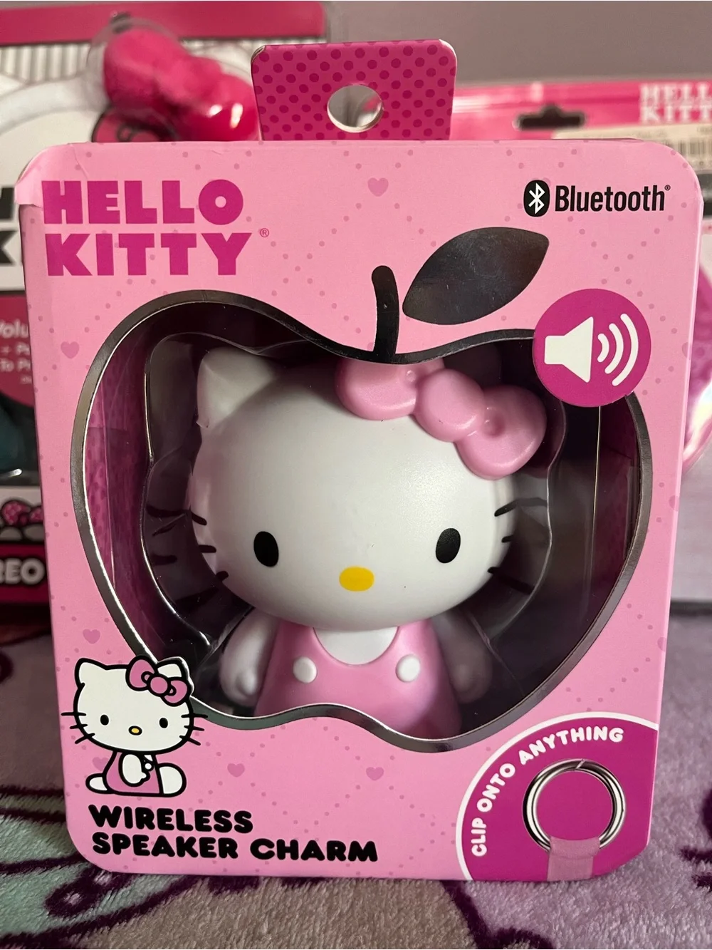Hello Kitty Pink and White Bluetooth Wireless Speaker Charm